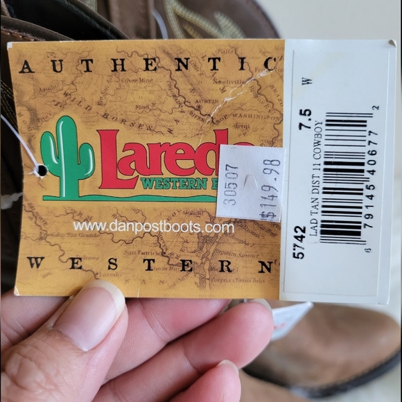 NWT Laredo women's boots sz 7.5 - Picture 5 of 5